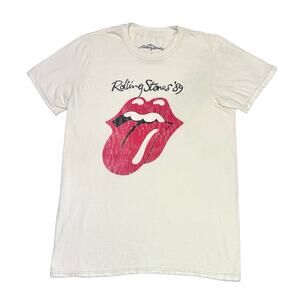 Rolling Stones '89 Band Tour Graphic T-Shirt Size Small